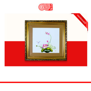 Tranh Thêu Tay Hương Sen Tranh cao cấp tranh thêu tay